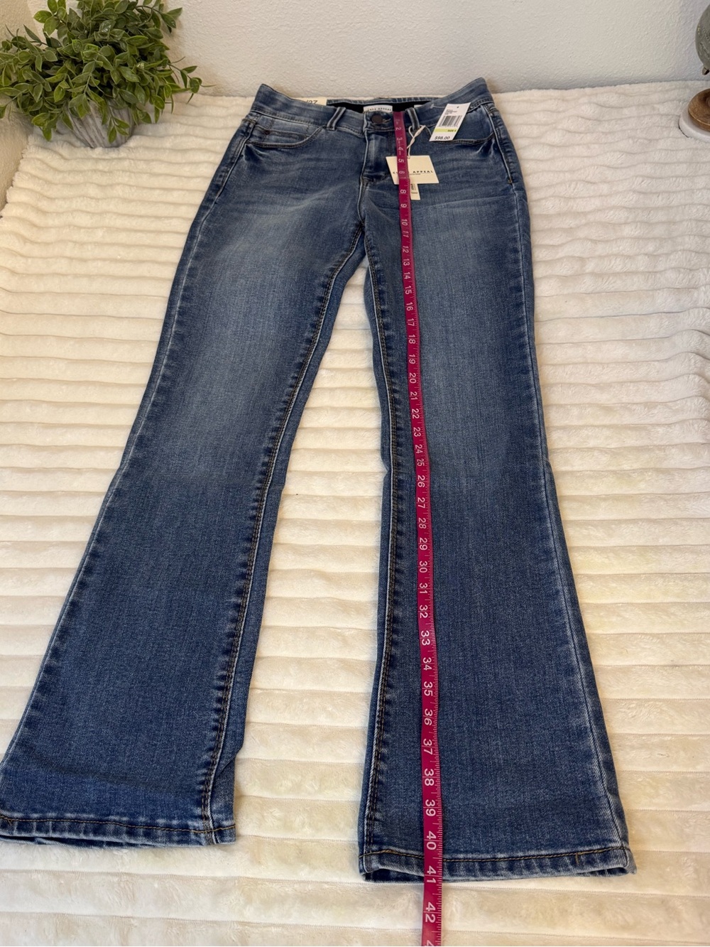 Curve Appeal high rise boot cut jeans size 4 27 - Picture 2 of 10